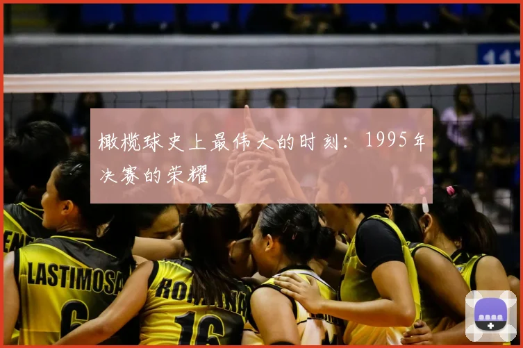 橄榄球史上最伟大的时刻:1995年决赛的荣耀